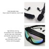 Swim Goggles with Earplugs PC Silicone Clear Lens Wide View