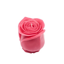 Sunbeam Candles 100% Pure Beeswax Grande Pink Rose Candle | 60-Hour Long Burning All Natural Non-Toxic | Unique Anniversary & Home Decor Gift | Made in USA