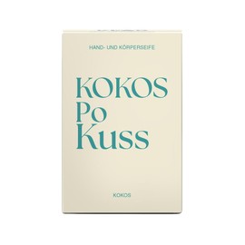 Klar Seifen Shower Soap Coconut Soap (Dimensions 8.5 x 5.8 x 3.2 cm, Weight 135 g, Exotic) 11945