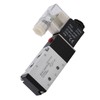 2 Position 5 Way Pneumatic Solenoid Valve Aluminium Alloy Wear