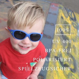 ActiveSol Baby Sunglasses, 0-2 Years, Test Angel Top Grades, BPA-Free, Polarised, Girls and Boys, rocket | l