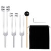 Zicojia (128Hz, 256Hz, 512Hz) Tuning Fork Set, Tuning Forks with
