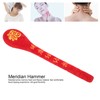 Meridian Shoulder Neck Massage Stick Chinese Massage Hammer Red Body