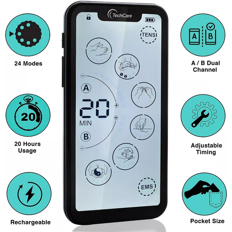 Tens Unit Muscle Stimulator Acupuncture Devices Electrotherapy Massager Device