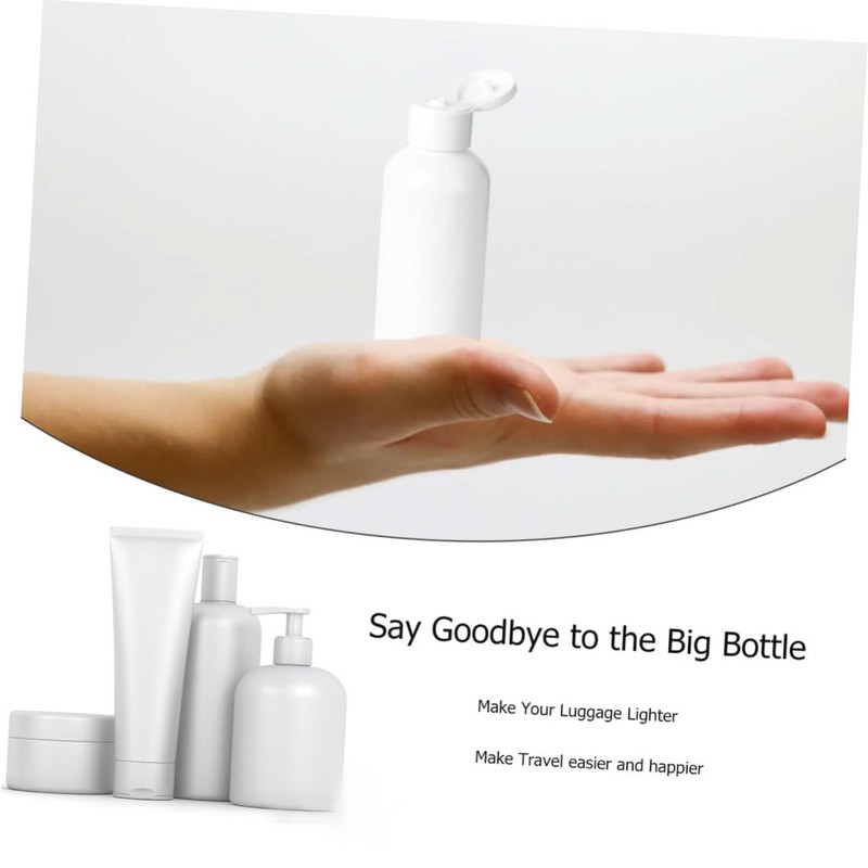 Healeved 2sets Travel Bottle Set Toiletry Refillable Cosmetic Container Shampoo