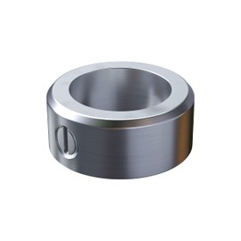 Premium Adjustment Rings with Threaded Screw 20 mm – Pack of 2 – DIN 705 Adjusting Ring 10 x 20 x 10 mm with Threaded Pin – Steel Shaft Rings – Adjusting Ring for Axle Shaft Shaft Rings – Galvanised