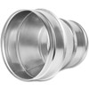 8" to 6" Inch Ventilation Duct Reducer - Galvanized Steel