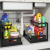 REALINN Under Sink Organizer, Pull Out Cabinet Organizer Slide Out