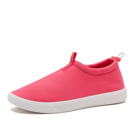 Lands' End - Zapatos de agua para niños, zapatos de agua para niños y niñas, de secado rápido, para piscina, playa, teñido anudado morado o azul marino, talla 1 para niños pequeños a 7 niños grandes y