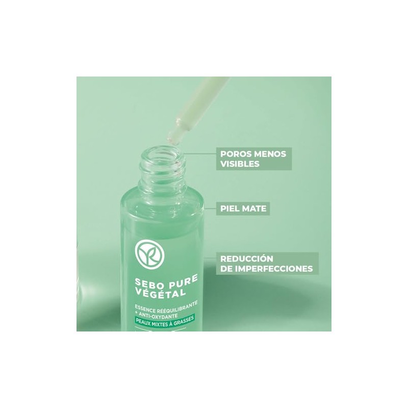 Yves Rocher Sérum Matificante Sebo Pure Antioxidante, para pieles mixtas