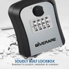 GIVERARE Key Lock Box, 4 Digits Combination Lockbox Wall Mount