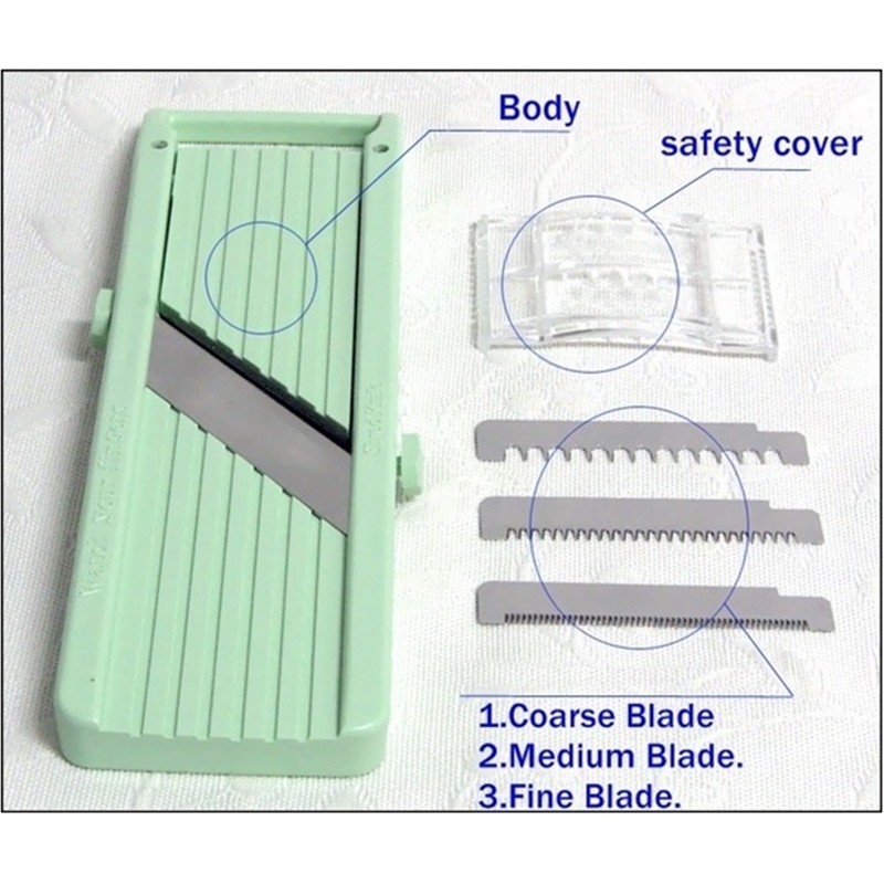 Japanese Slicer Vegetable Fruit Mandoline Cutter Kitchen Food Slicers