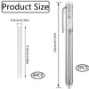 Pencil Shaped Erasers, Pack of 2 Retractable Mechanical Erasers with
