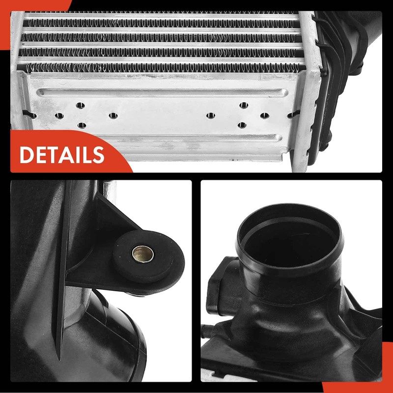 A-Premium Front Turbo Intercooler Compatible with Volkswagen Beetle 1998-2005 1.8L
