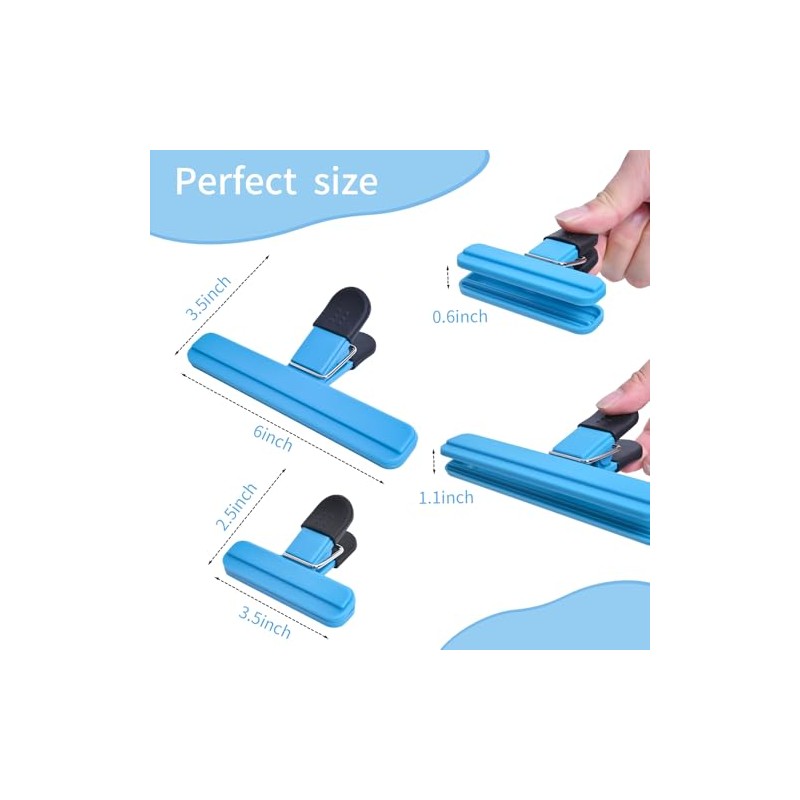 UNIYO - Paquete de 9 clips grandes para bolsas de