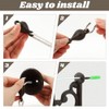 Cast Iron Dinner Bell, Wall Mount Hanging Bell with Rope