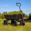 RONPOW 13" 4.00-6 Wheelbarrow Tire and Wheel, 4.00-6 Solid Tire