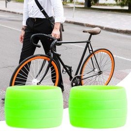 Cycling Handlebar Tape Plug - Reusable Strap Fixing Rings,Set of 2 Waterproof Bike Supplies, Small Fasten Tool for Urban Commuting