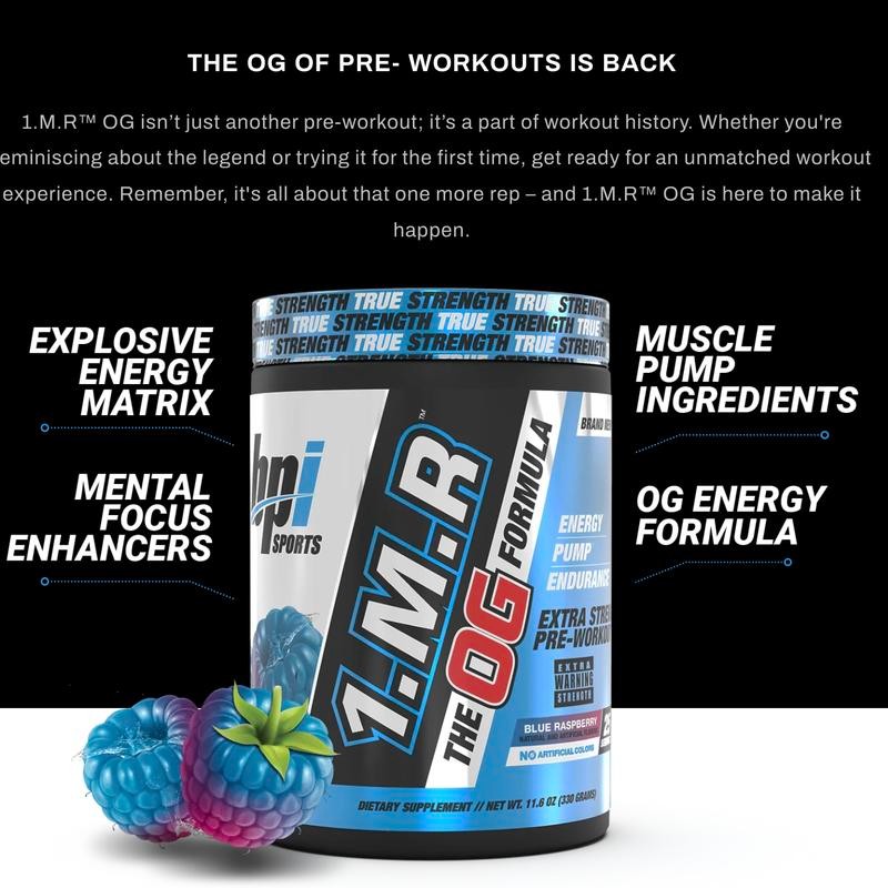 BPI Sports 1.M.R™ - OG Pre-Workout Formula (25 Servings) -