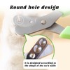 ChenYuehao One Piece Ergonomic Handle Pet Claw Scissors Cute Comfortable