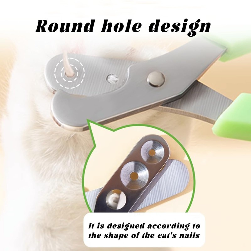 ChenYuehao One Piece Ergonomic Handle Pet Claw Scissors Cute Comfortable