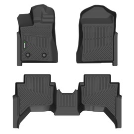 ANBINGO®-Floor Mats Custom for 2024 2025 Ford Ranger (SuperCrew Cab) All Weather Ranger Floor Mats Protection TPE Waterproof Ranger Car Floor Liners, for 2024 Ranger Accessories