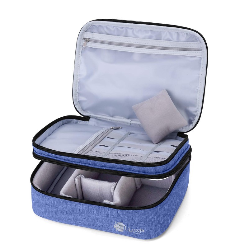 Luxja Double-layer Sewing Supplies Organizer, Sewing Accessories Organizer for Needles,