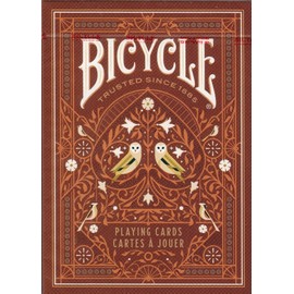 Bicycle Aviary Orange Playing Card Deck