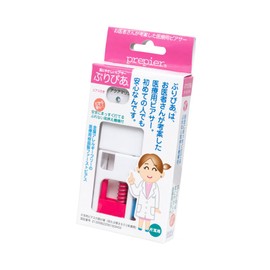 Puripia Piercer, For One Ear, Transparent Piercing, Medical Resin Piercer, Metal Allergy-free, Preier First Earrings, Includes Replacement Earrings (For Aquamarine Single Ear)
