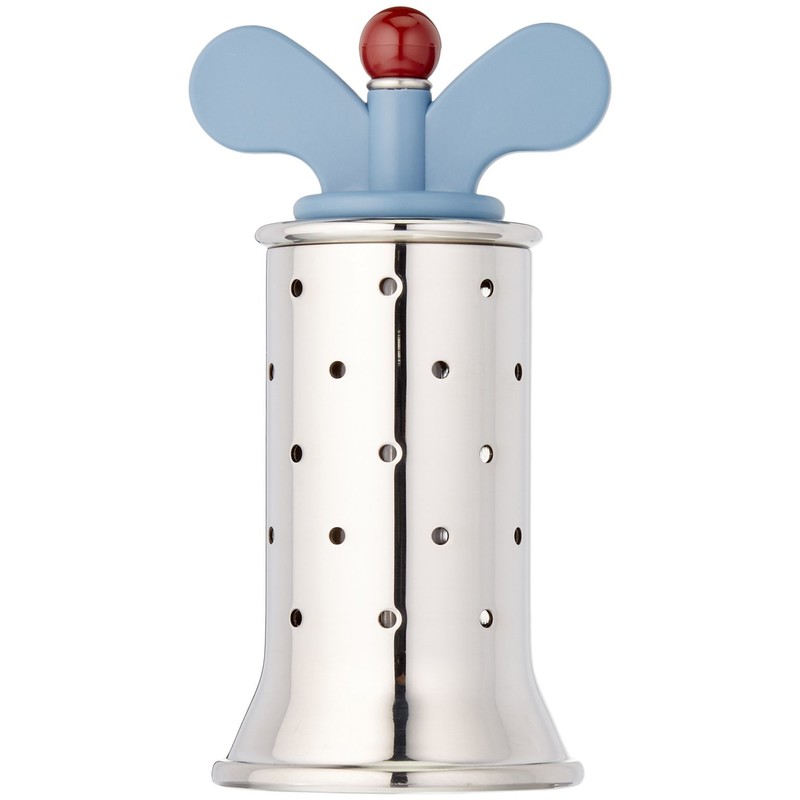 Alessi Michael Graves Pepper Mill Black, 6.3cm diameter, 13.2cm high