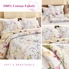QSH 100% Cotton Quilt King Size Bedding Set (110"x98") 3Pcs