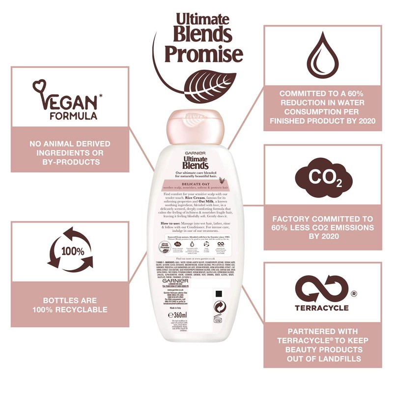 Garnier Ultimate Blends Shampoo & Conditioner Set | Delicate Oat