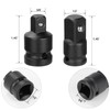 OUMUIK Socket Adapter Included 3/8 to 1/2, 1/4 to 3/8,