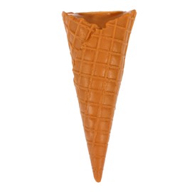 Kisangel Ice Cream Cone Model, 4.9 Inch PVC Fake Ice Cream Cone Pretend Food Toy Prop for Photography and Food Decor