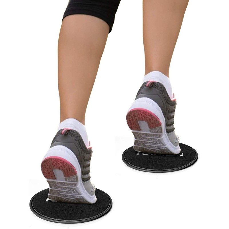 Hurdilen Core Sliders, Exercise Gliding Discs Dual Sided Use on