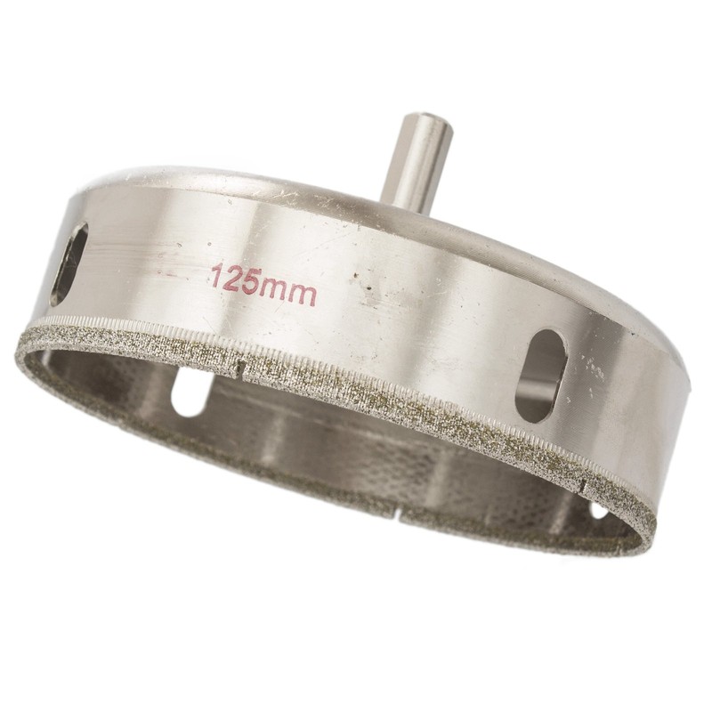 JINGLING 125mm 5 inch Diamond Hole Saw Glass Drill Bit