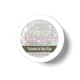Beauty Secrets Twinkle in Your Eye Chunky Glitter Dip Powder, Dip Nails, Long Lasting, DIY Dipping Powder, Soaks Off, .5 Ounce