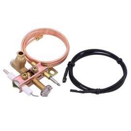EARTH STAR, Universal Gas Fryer Ignition Burner 900mm Long Piezo Wire and Thermocouple with M9X1 Thread