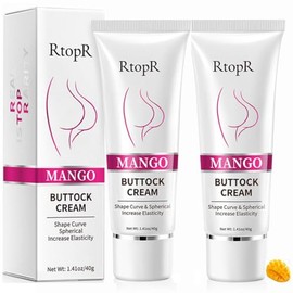 Crema para mejorar los glúteos: Biokusy Mango, crema sexy para levantar los glúteos, mejora la flacidez, la flacidez y el plano, consigue unos glúteos firmes. Adecuado para todas las mujeres