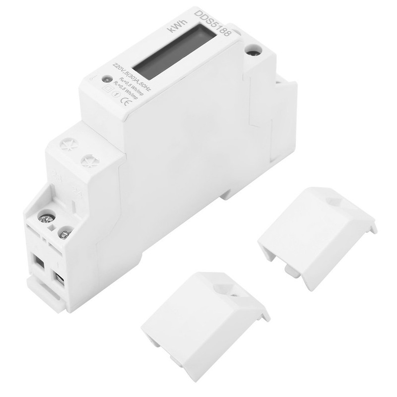 LCD Digital Electricity Meter, DDS5188 Electricity Meter, AC Meter, Single-Phase