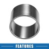 A ABSOPRO Motorcycle Exhaust Air Muffler Pipe Gasket 45mm Inner