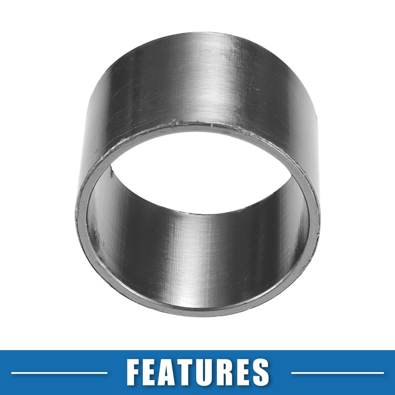 A ABSOPRO Motorcycle Exhaust Air Muffler Pipe Gasket 45mm Inner