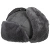 Seeberger Finola Lapeer Aviator Hat Winter Hat with Lining, darkgray