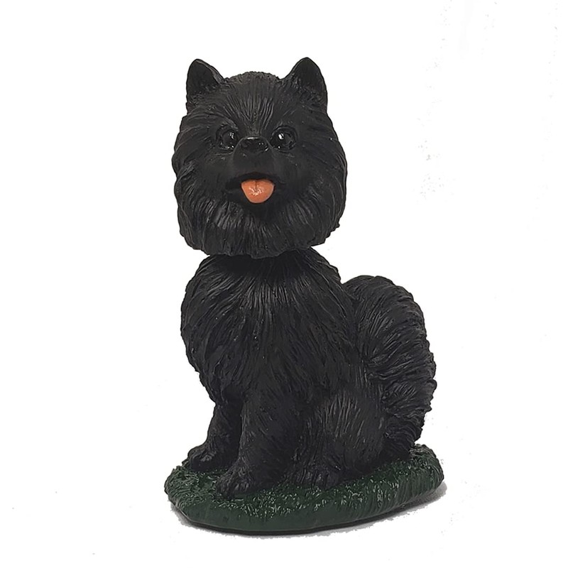 Animal Den Pomeranian Dog Bobblehead Figure Statue for Car Dashboard