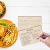 KTFNOMES 100 Count Recipe Cards, Recipe Cards 4x6 Rustic Kraft,
