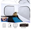 Joramoy Camping Cube for 10×10 Pop Up Canopy, Converts Straight