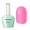 Firedeep Pink Gel Nail Polish, 0.54 Fl Oz Large Bottle