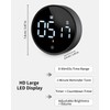 Birshe Magnetic Timer Smart Timer Kitchen Alarm Clock Digital Magnetic