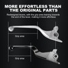 NICECNC Black Brake Clutch Levers Compatible with Harley Street Glide