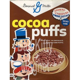 Cocoa Puffs Vintage Cereal Box High Quality Metal Fridge Magnet 3x4 7572